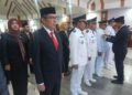 Bupati Konsel, Irham Kalenggo saat melantik pejabat Lingkup Pemda Konsel