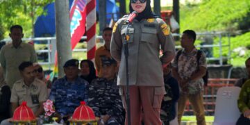 Wali Kota Kendari, dr. Hj. Siska Karina Imran, SKM saat menutup kegiatan retret