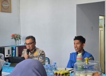Sertijab Perumda Tirta Anoa Kendari, dari pejabat lama Pelaksana Tugas (Plt) Muhamad Saiful ke direktur baru, Sukriyaman, S.Sos