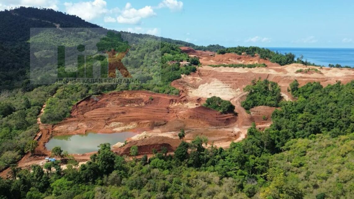 Aktivitas pertambangan PT TBS di Kabaena Selatan