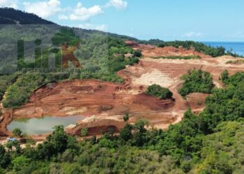 Aktivitas pertambangan PT TBS di Kabaena Selatan