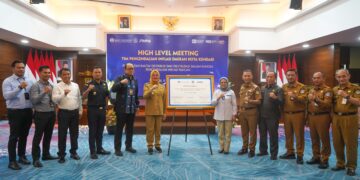 Pemkot Kendari bersama BI Sultra melaunching 115 Kios Pangan Digital