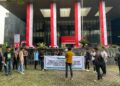 AMPUH Sultra saat aksi jilid II di Kantor KPK RI