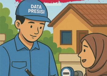 Lewat PDAM Data Presisi, petugas akan turun ke lapangan mulai tanggal 10-20 Agustus 2025