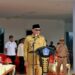 Wakil Wali Kota, Sudirman memimpin upacara peringatab Haornas