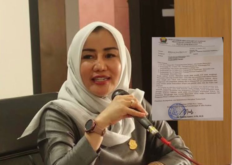 Ketua Komisi III DPRD Sultra, Suleha Sanusi