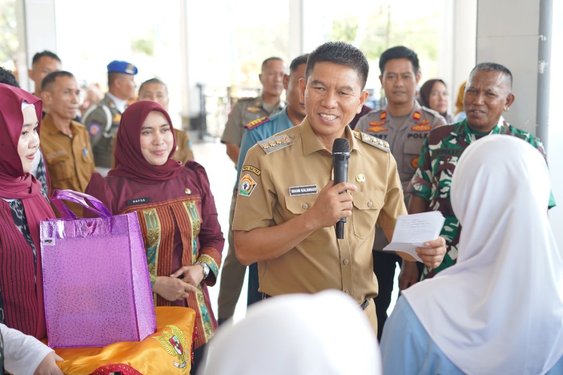 Bupati Konsel, Irham Kalenggo dimomen peringatan Hari Anak Nasional (HAN) 2025