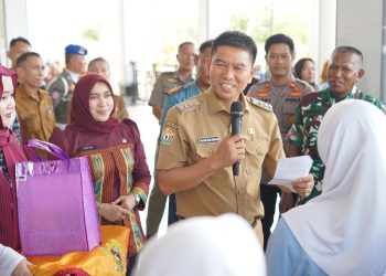 Bupati Konsel, Irham Kalenggo dimomen peringatan Hari Anak Nasional (HAN) 2025