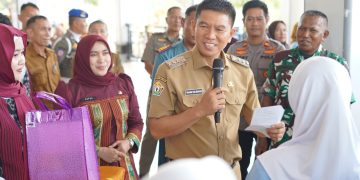 Bupati Konsel, Irham Kalenggo dimomen peringatan Hari Anak Nasional (HAN) 2025