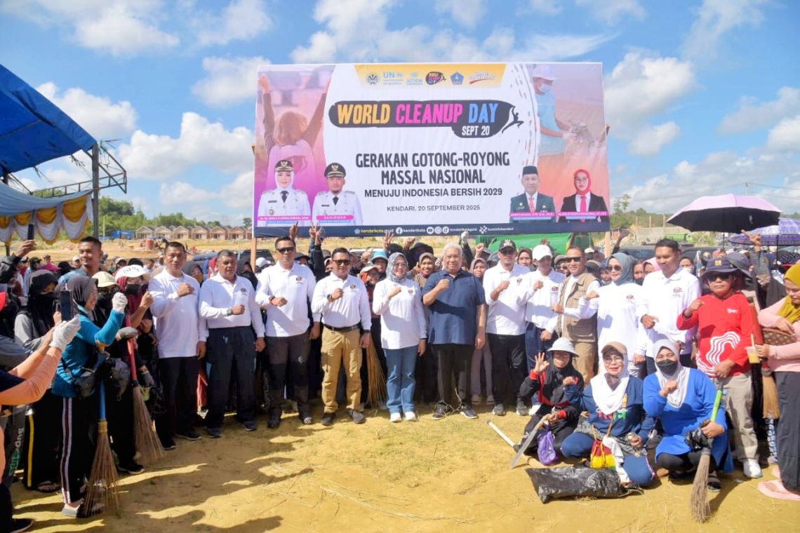 Pemkot Kendari suskes melaksanakan kegiatan World Celanup Day