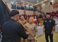 Wali Kota Kendari, Siska Karina Imran didampingi Wakil Wali Kota, Sudirman mengukuhkan Komunitas Kuliner Tripelka