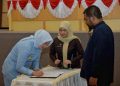 Penandatanganan berita acara persetujuan bersama