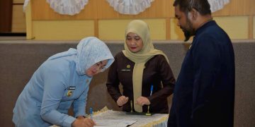 Penandatanganan berita acara persetujuan bersama