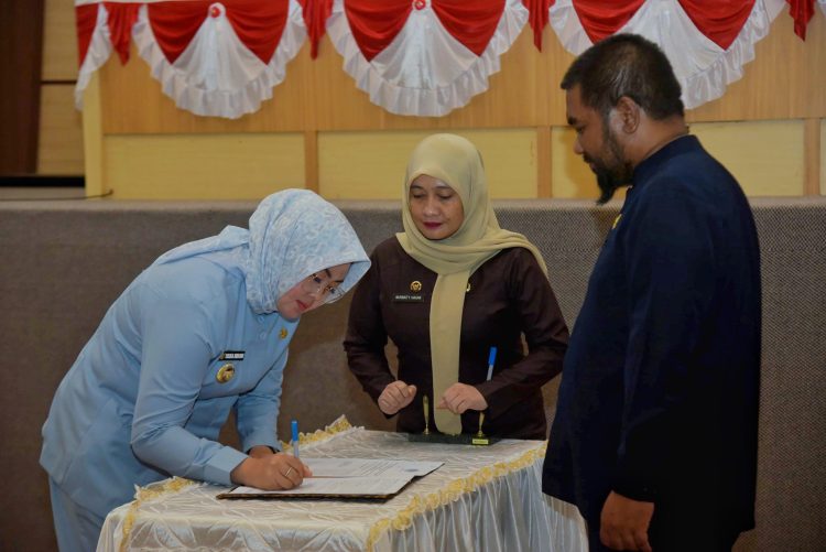 Penandatanganan berita acara persetujuan bersama