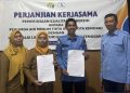 MoU PDAM Kendari bersama Labkesda Sultra