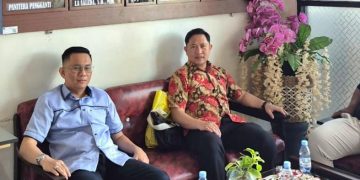 Kuasa Hukum pelapor, Andri Dermawan usai diperiksa Bawas MA