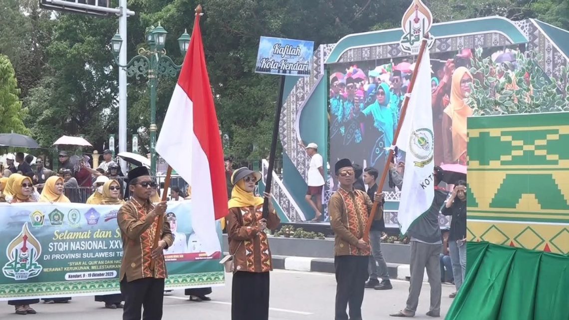 Kemegahan Budaya Lokal Kendari, Tutup Barisan Pawai Ta’aruf STQH Nasional XXVIII 10 Barisan Pawai Ta'ruf Kota Kendari