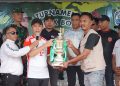 Bupati Ikbar saat membuka Turnamen Sepak Bola Bupati Cup Konut 2025