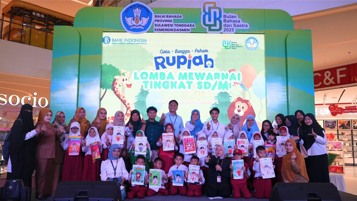 Peluncuran Buku Cerita Anak “Cinta Bangga Paham (CBP) Rupiah” oleh KPw BI Sultra bersama Balai Bahasa Provinsi Sultra