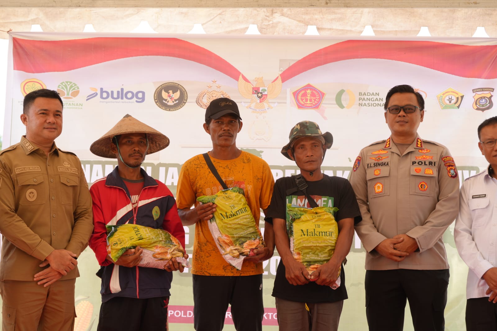 Wabup Konsel Hadiri Penanaman Jagung Serentak, Dukung Swasembada Pangan 2025