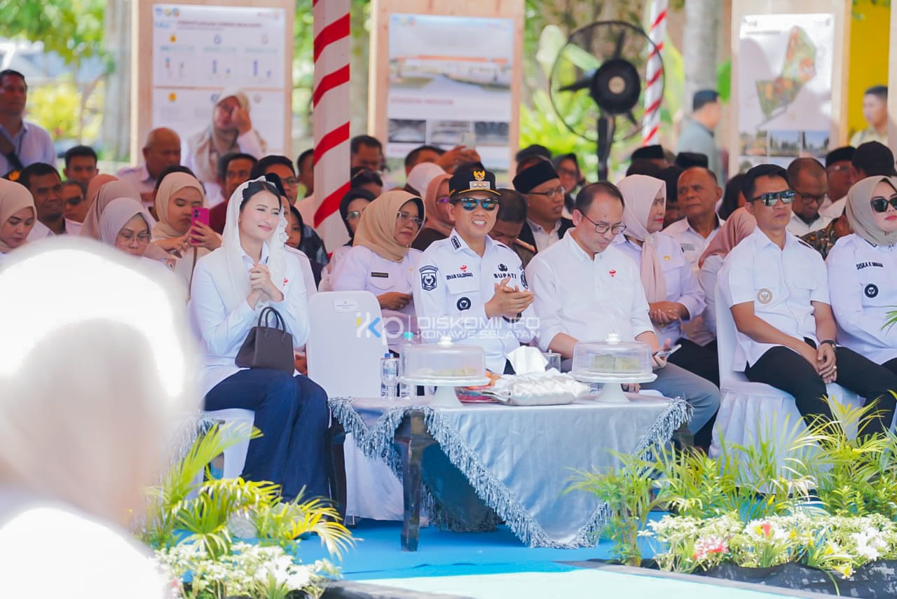 Bupati Konsel Dukung Penuh Pembangunan dan Peluncuran Sekolah Garuda di Lebo Jaya