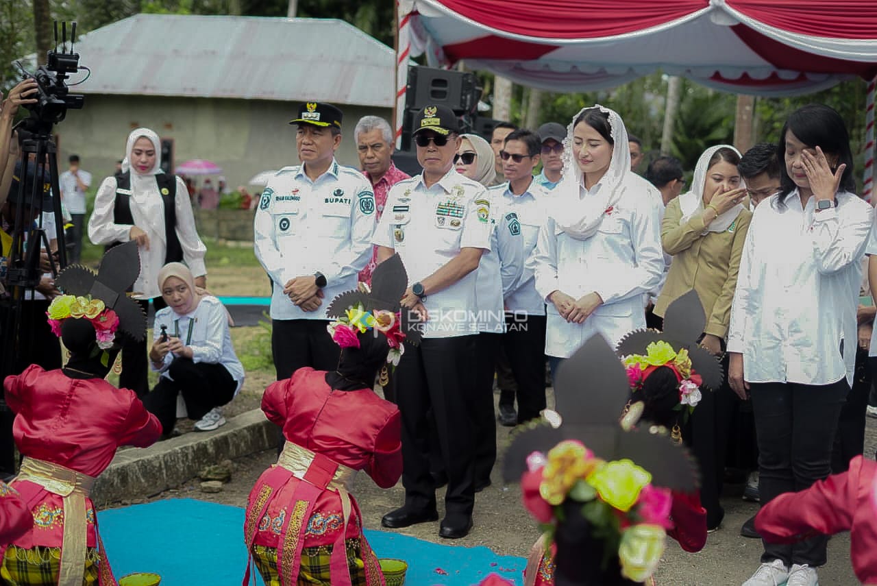 Bupati Konsel Dukung Penuh Pembangunan dan Peluncuran Sekolah Garuda di Lebo Jaya