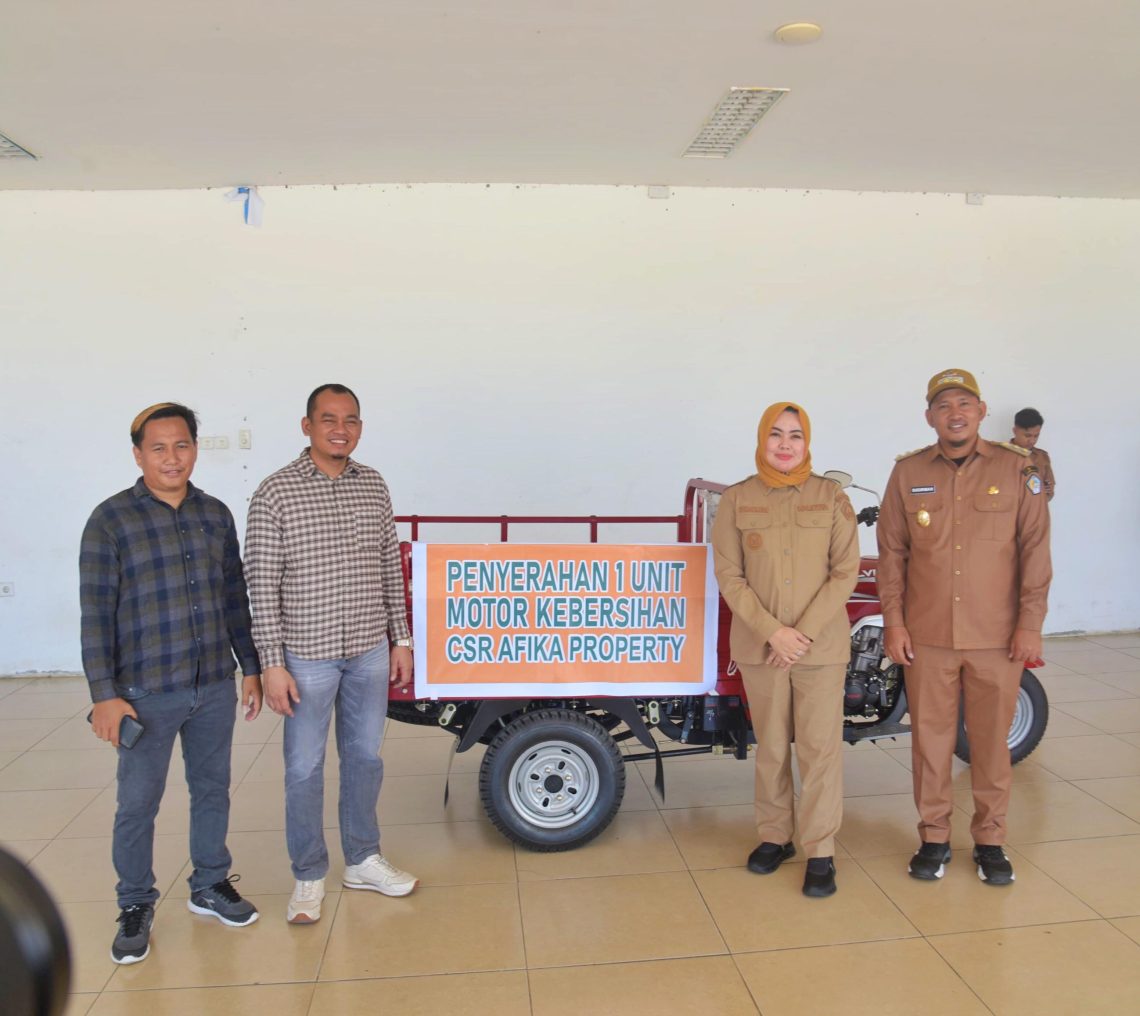 Wali Kota Kendari Apresiasi Kontribusi Afika Properti Dukung Program Kebersihan 10 Penyerahan 1 unit motor kebersihan dari CSR Afika Properti