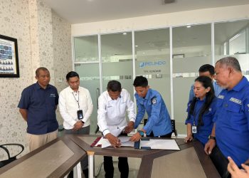 MoU PDAM Tirta Anoa bersama Pelindo terkait pelayanan air bersih