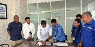 MoU PDAM Tirta Anoa bersama Pelindo terkait pelayanan air bersih