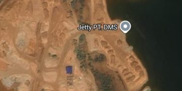 Lokasi aktivitas PT DMS di Konut