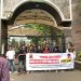 Mahasiswa saat demo di Kejagung mendesak agar Herry Asiku diperiksa