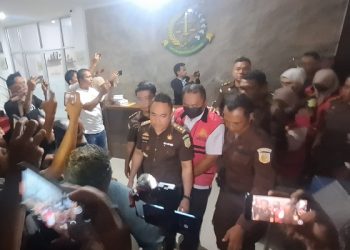 Penetapan 3 tersangka korupsi BBM Kantor Penghubung Sultra di Jakarta, oleh Kejati Sultra