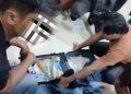 Pelaku penyelundupan narkotika jenis sabu usai diamankan BNNP Sultra