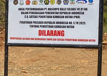 Lahan PT Masempo Dalle Disegel Satgas PKH, LINK Sultra Minta Kejati Periksa Dirut 18 Lahan PT Masempo Dalle Disegel Satgas PKH, LINK Sultra Minta Kejati Periksa Dirut