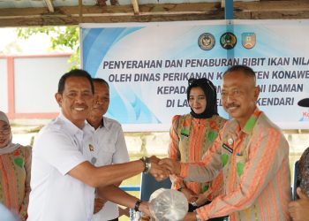 Lapas Kendari Terima Bantuan Bibit Ikan Dari Dinas Perikanan Konsel 20 Penyerahan bantuan bibit ikan ke Lapas Kendari