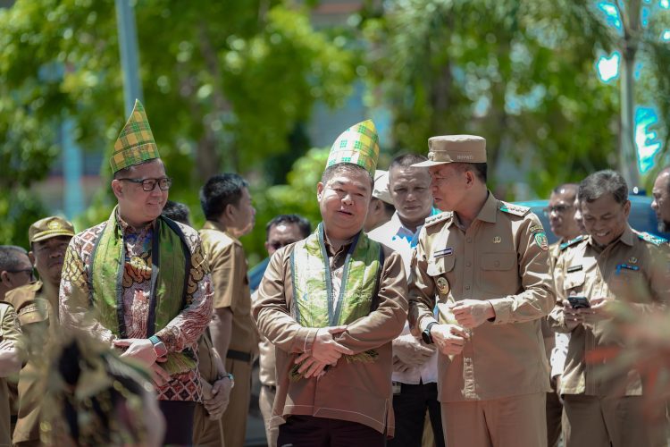 Dirjen Dukcapil Kementerian Dalam Negeri, Dr. Teguh Setyabudi, M.Pd mengunjungi Kabupaten Konsel