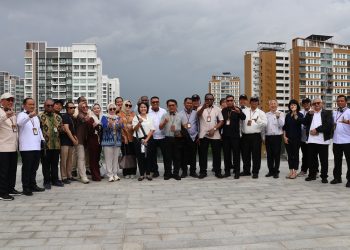 Wali Kota Kendari, Siska Karina Imran bersama KPPD melakukan kunjungan lapangan ke Punggol New Town