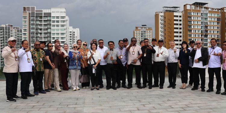 Wali Kota Kendari, Siska Karina Imran bersama KPPD melakukan kunjungan lapangan ke Punggol New Town