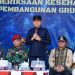 Peletakan Patok Batas, Pembangunan Markas Kopassus di Konsel Resmi Dimulai 16 Bupati Konsel Irham Kalenggo saat memberikan sambutan pada acara pembangunan Markas Kopassus