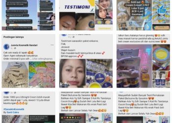 Diduga Masih Edarkan Kosmetik, Ampuh Desak APH Tangkap dan Penjarakan Owner Saraskin 20 Promosi sejumlah produk kosmetik Saraskin yang diduga masih beredar pasca putusan PN Kendari