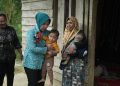 Ketua TP-PKK Konsel saat memimpin aksi cegah stunting