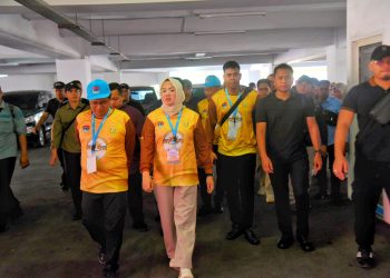 Wali Kota Kendari, Siska Karina Imran menghadiri