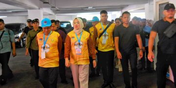 Wali Kota Kendari, Siska Karina Imran menghadiri