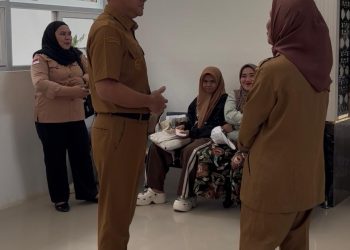 Wabup Konsel, Wahyu Ade Pratama Imran saat sidak di MPP