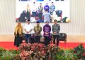Menteri Pendidikan Dasar dan Menengah Republik Indonesia, Prof. Abdul Mu’ti bersama Wali Kota Kendari, Siska Karina Imran pada kegiatan APSI