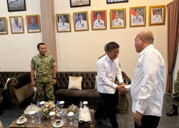 Bupati Konsel saat bersama Wamenhan RI dalam rangka Kunker