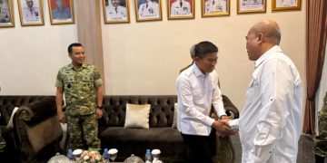 Bupati Konsel saat bersama Wamenhan RI dalam rangka Kunker