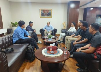 Momen JMSI Sultra bersama Kepala KPw BI Sultra