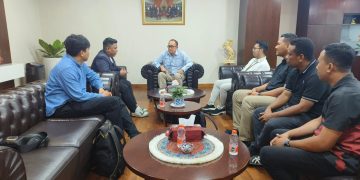 Momen JMSI Sultra bersama Kepala KPw BI Sultra