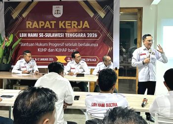 Hadapi KUHP dan KUHAP Baru, LBH HAMI Sultra Matangkan Program Strategis